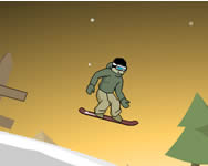 Downhill snowboard 3 gördeszkás játékok