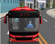 Real bus simulator 3D gördeszkás HTML5 játék
