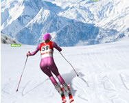 Slalom ski sport játék gördeszkás HTML5 játék