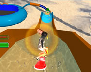 Water slide rush racing game gördeszkás ingyen játék